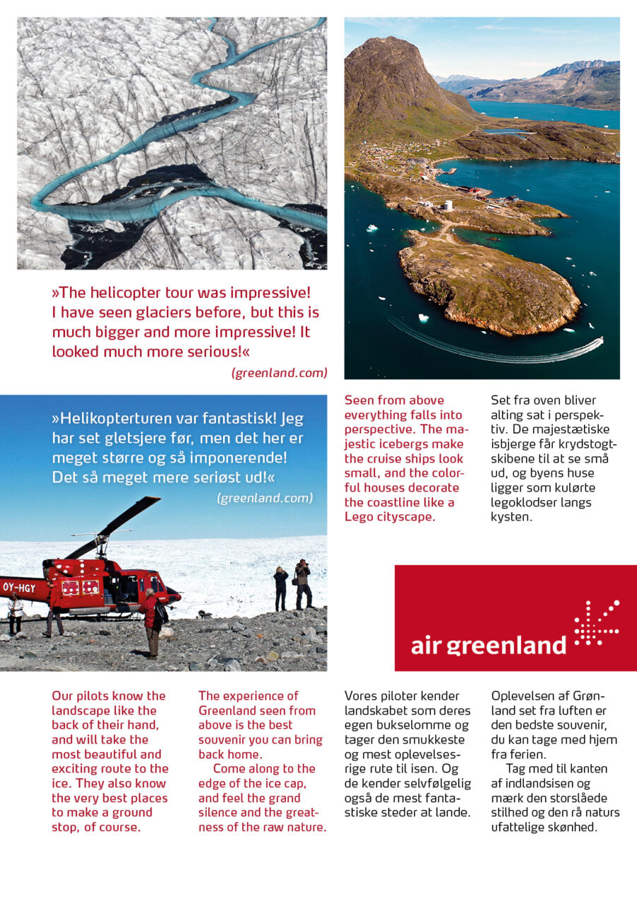 Air Greenland brochure