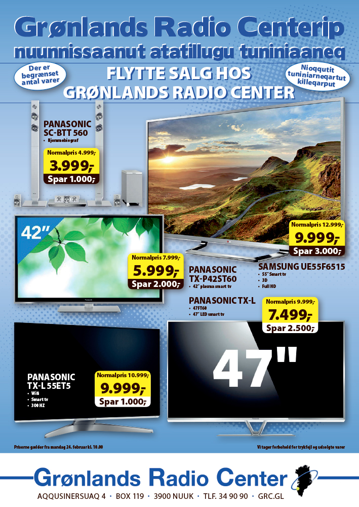 Grønlands Radiocenter annonce